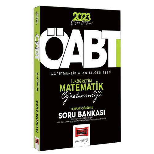 Yargı 2023 KPSS ÖABT İlköğretim Matematik Öğretmenliği Tamamı Çözümlü Soru Bankası