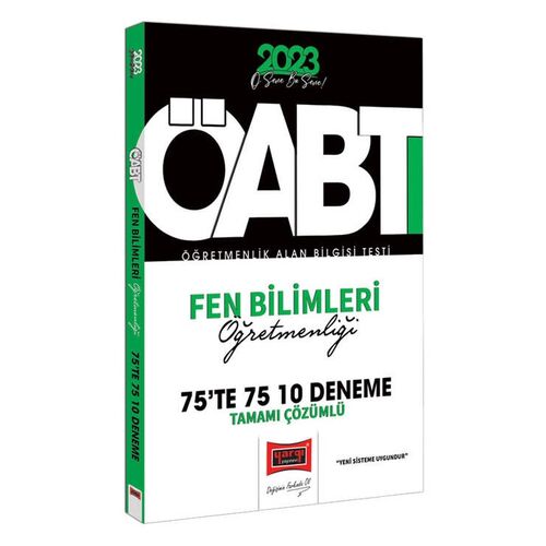 Yargı 2023 KPSS ÖABT Fen Bilimleri Öğretmenliği Tamamı Çözümlü 10 Deneme