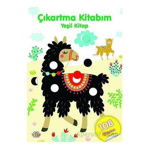 Çıkartma Kitabım - Yeşil Kitap - Kolektif - 0-6 Yaş Yayınları
