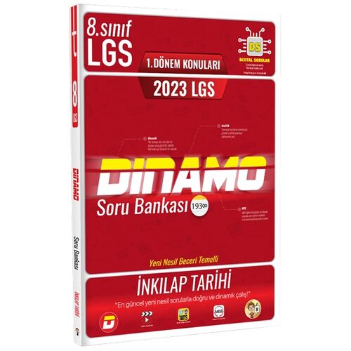 Tonguç Akademi 2023 LGS 1. Dönem İnkılap Tarihi Dinamo Soru Bankası