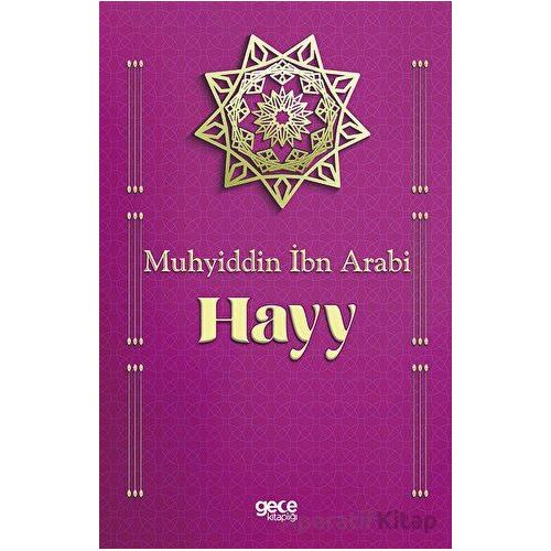 Hayy - Muhyiddin İbn Arabi - Gece Kitaplığı