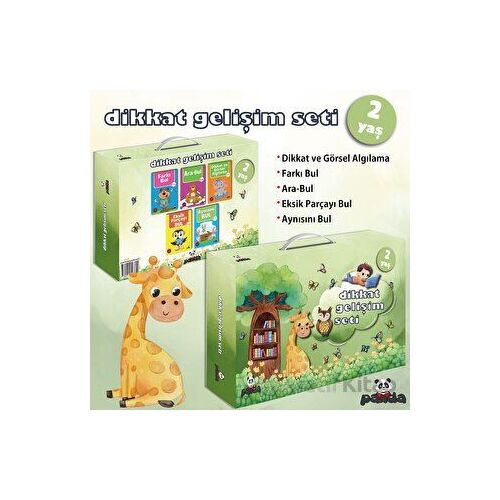 2 Yaş Dikkat Gelişim Seti - Afife Çoruk - Beyaz Panda Yayınları
