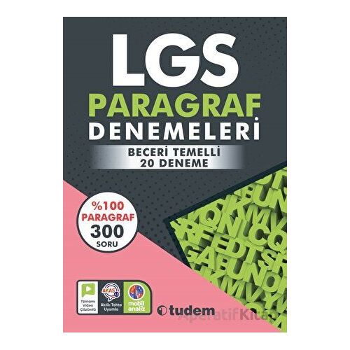 LGS Paragraf Denemeleri - Kolektif - Tudem Yayınları