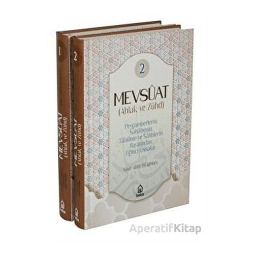 Mevsuat (Ahlak ve Zühd) 2 Cilt Takım - Yasir Abdurrahman - Beka Yayınları
