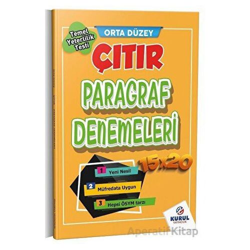 TYT Paragraf Orta Düzey Çıtır Denemeleri - Kurul Yayıncılık