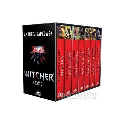 The Witcher Serisi Kutulu (7 Kitap Takım) - Andrzej Sapkowski - Pegasus Yayınları