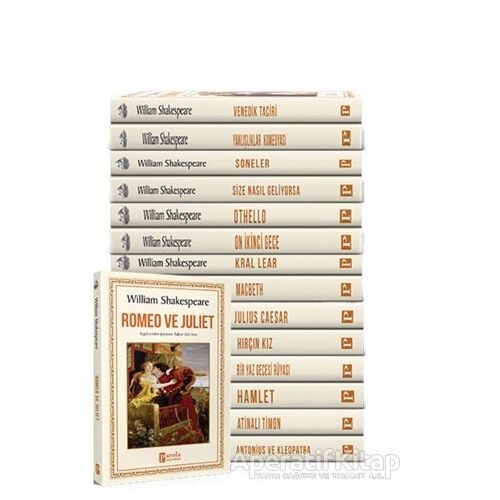 Shakespeare Eserleri Seti (15 Kitap Takım) - William Shakespeare - Parola Yayınları