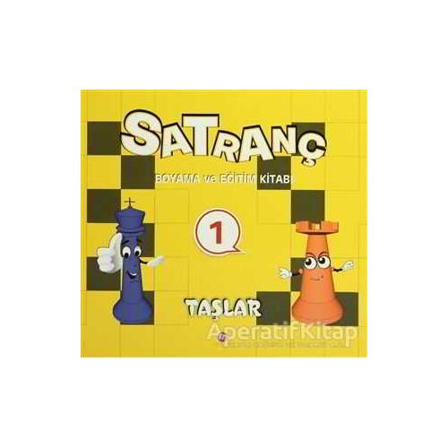 Satranç Boyama Kitabı 1 - Taşlar - Kolektif - Maya Kitap