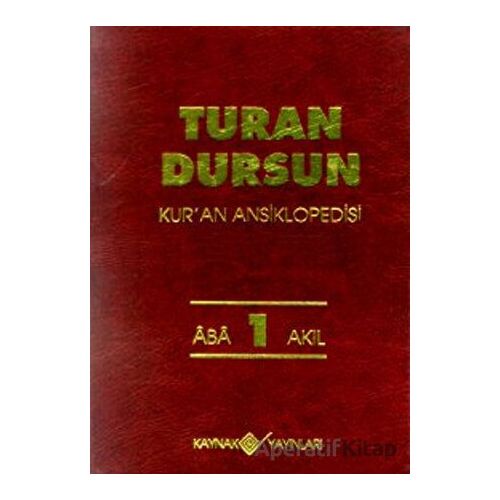 Kur’an Ansiklopedisi Cilt: 1 Aba-Akıl - Turan Dursun - Kaynak Yayınları