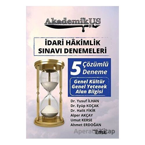 Akdemikus - İdari Hakimlik Sınavı Denemeleri - Nezihe Hatun - Temsil Kitap