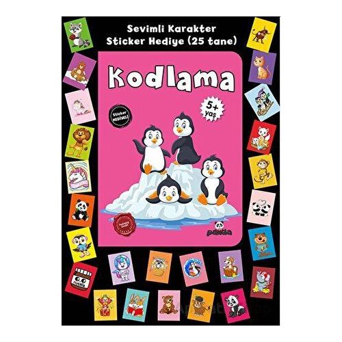 Stickerlı 5+ Yaş Kodlama - Pedagog Afife Çoruk - Beyaz Panda Yayınları