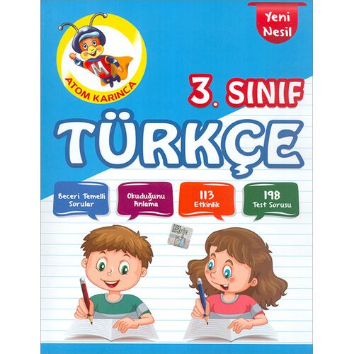 3.Sınıf Türkçe Atom Karınca Yayınları