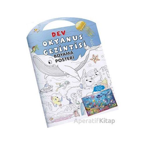 Okyanus Gezintisi Dev Boyama Posteri - Kolektif - 0-6 Yaş Yayınları