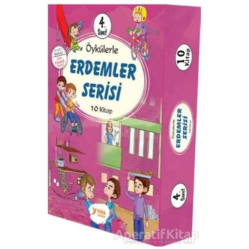 4. Sınıf Öykülerle Erdemler Serisi (10 Kitaplık Set) - Ülkü Duysak - Yuva Yayınları