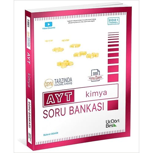 ÜçDörtBeş 2021 AYT Kimya Soru Bankası (Kampanyalı)