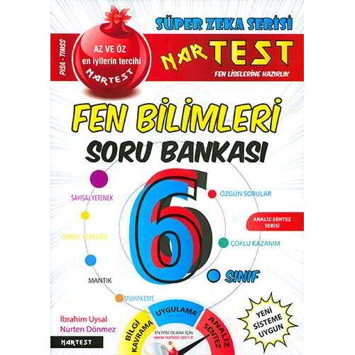 Nartest 6.Sınıf Süper Zeka Fen Bilimleri Soru Bankası