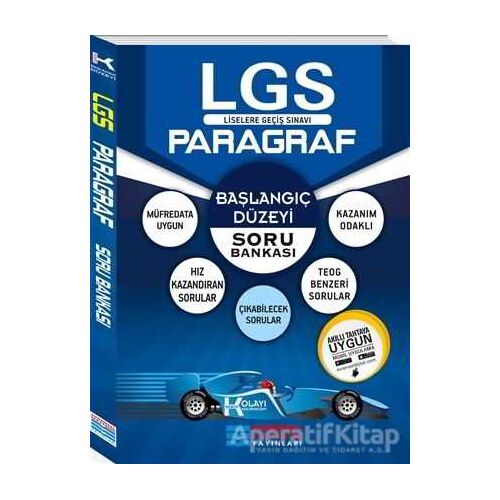 2018 8.Sınıf LGS Başlangıç Düzey K Serisi Paragraf Soru Bankası
