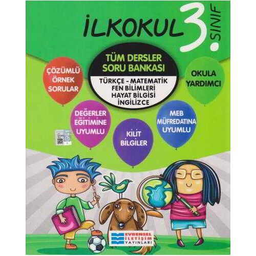 3. Sınıf Tüm Dersler Soru Bankası - Kolektif - Evrensel İletişim Yayınları