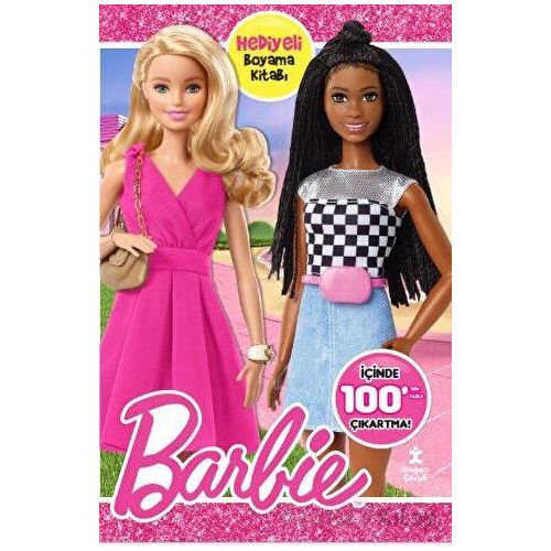 Barbie 100+ Çıkartma Hediyeli Boyama Kitabı - Kolektif - Doğan Çocuk