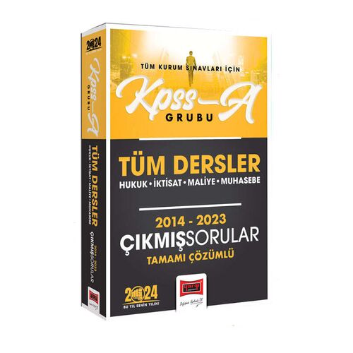 Yargı 2024 KPSS A Grubu Tüm Dersler Hukuk-İktisat-Maliye-Muhasebe Tamamı Çözümlü Çıkmış Sorular