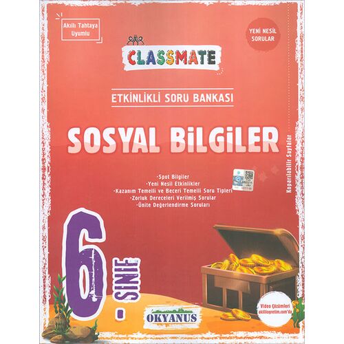 Okyanus 6.Sınıf Classmate Sosyal Bilgiler Soru Bankası