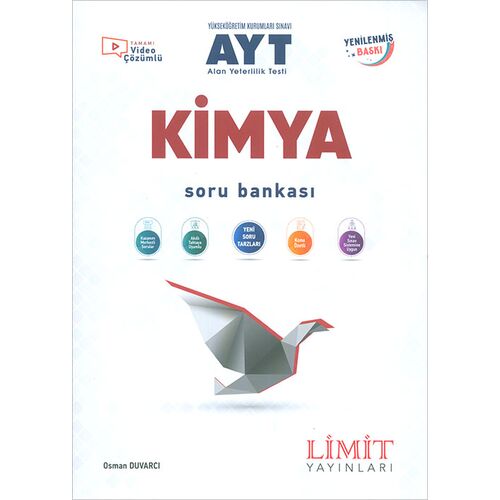 AYT Kimya Soru Bankası Limit Yayınları