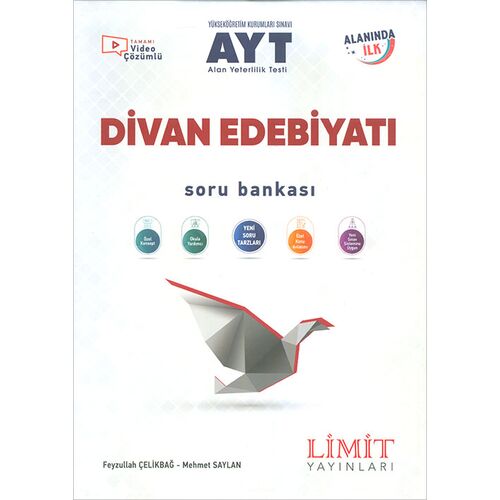 AYT Divan Edebiyatı Video Çözümlü Soru Bankası Limit Yayınları