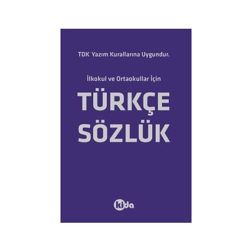 Türkçe Sözlük (TDK Uyumlu) Kida Kitap