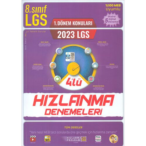 Tonguç 2023 LGS 1 Dönem 4lü Hızlanma Denemeleri