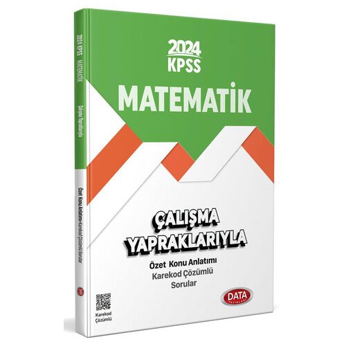 2024 KPSS Çalışma Yapraklarıyla Matematik Data Yayınları