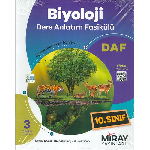 10.Sınıf Biyoloji DAF Ders Anlatım Fasikülü Miray Yayınları