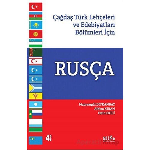 Çağdaş Türk Lehçeleri ve Edebiyatları Bölümleri için Rusça - Fatih Ekici - Bilge Kültür Sanat