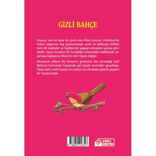 Gizli Bahçe - Frances Hodgson Burnett - Aperatif Kitap Yayınları