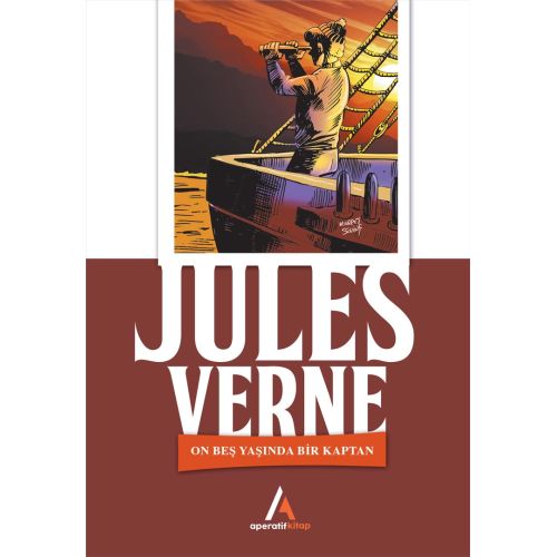 On Beş Yaşında Bir Kaptan - Jules Verne - Aperatif Kitap Yayınları