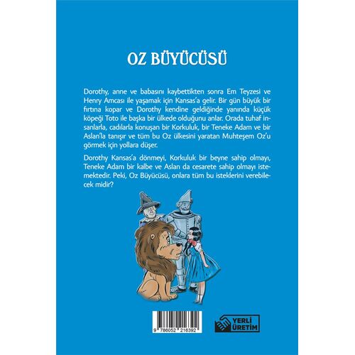 Oz Büyücüsü - Lyman Frank Baum - Aperatif Kitap Yayınları