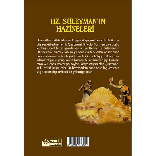 Hz. Süleyman’ın Hazineleri - H.Rider Haggard - Aperatif Kitap Yayınları