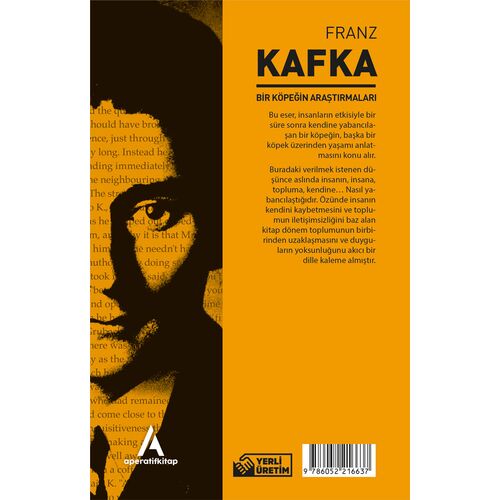 Bir Köpeğin Araştırmaları - Franz Kafka - Aperatif Kitap Yayınları