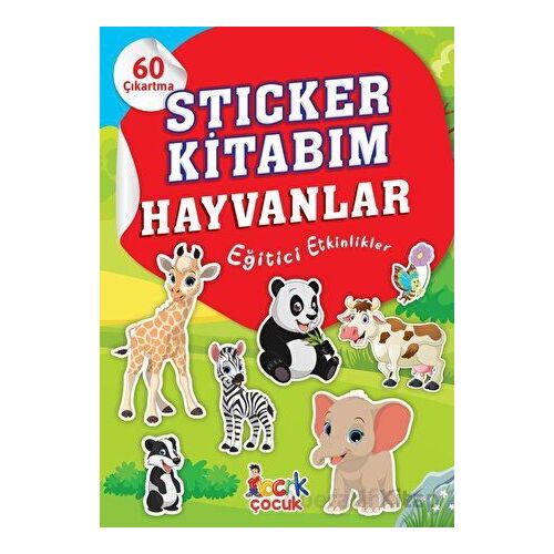 Hayvanlar - Sticker Kitabım - Kolektif - Bıcırık Yayınları
