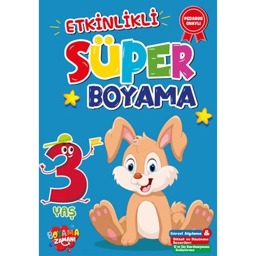 Etkinlikli Süper Boyama 3 Yaş Boyama Zamanı