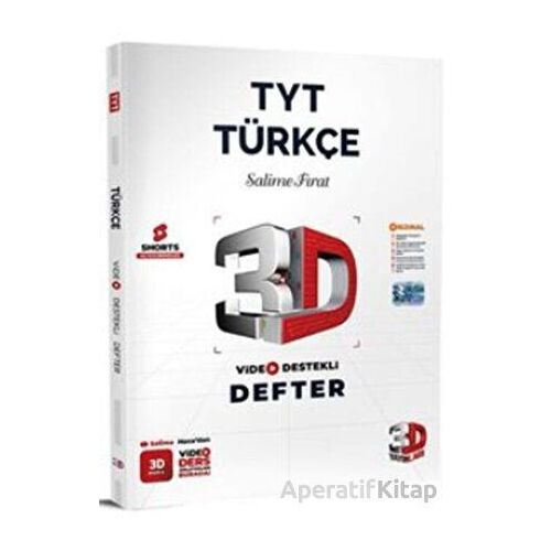 TYT Türkçe Video Destekli Defter 3D Yayınları