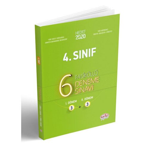 Editör İlkokul 4.Sınıf Fasiküllü 6 Deneme Sınavı