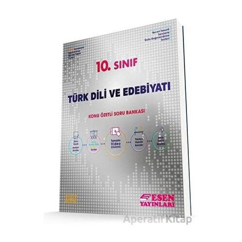 10.Sınıf Türk Edebiyatı Konu Özetli Soru Bankası Esen Yayınları