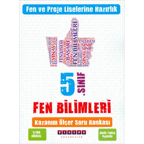 5.Sınıf Fen Bilimleri Kazanım Ölçer Soru Bankası (Kampanyalı) Platon Yayıncılık 2024 öncesi müfredat