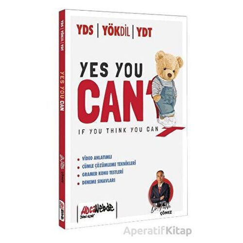 Hoca Webde YDS YÖKDİL YDT Yes You Can - Fatih Çömez - HocaWebde Yayınları