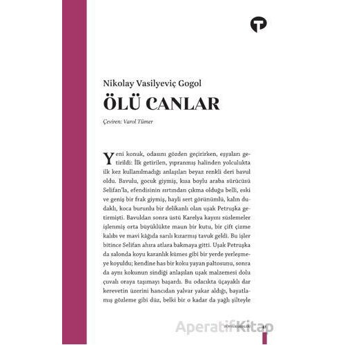 Ölü Canlar - Nikolay Vasilyeviç Gogol - Turkuvaz Kitap