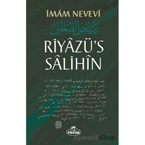 Riyazü’s Salihin (Tek Cilt - Küçük Boy - Şamua) - İmam Nevevi - Ravza Yayınları