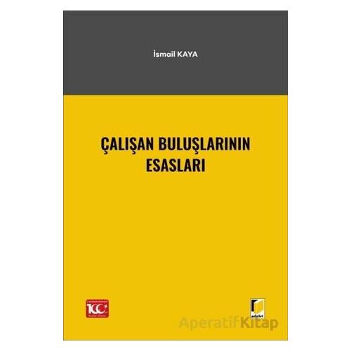 Çalışan Buluşlarının Esasları - İsmail Kaya - Adalet Yayınevi