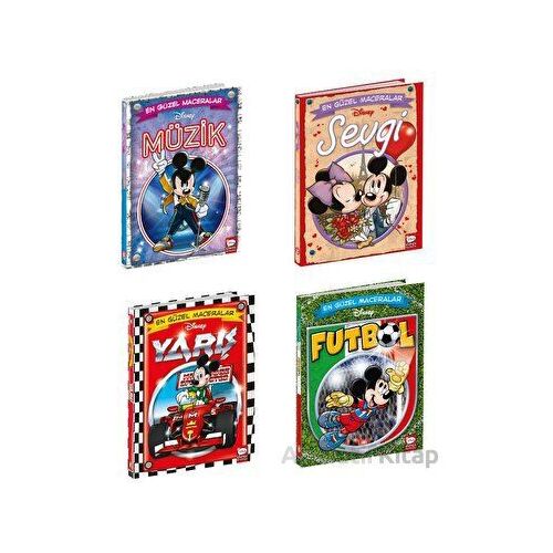 Disney Çizgi Roman Serisi 4 Kitap - Kolektif - Beta Kids