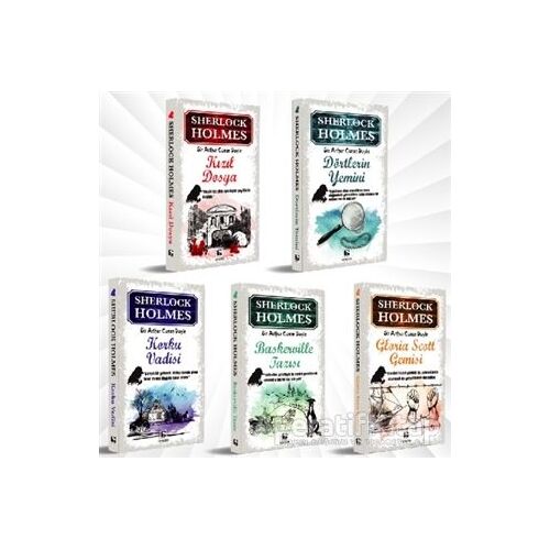 Sherlock Holmes Seti (5 Kitap Takım) - Sir Arthur Conan Doyle - Çınaraltı Yayınları