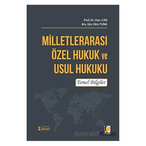 Milletlerarası Özel Hukuk ve Usul Hukuku Temel Bilgiler - Ekin Tuna - Adalet Yayınevi